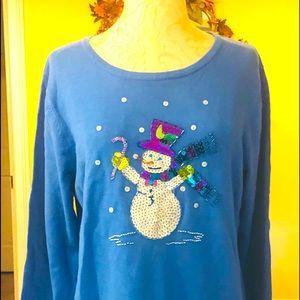 ONE DAY SALE Frosty Sequined Sweater